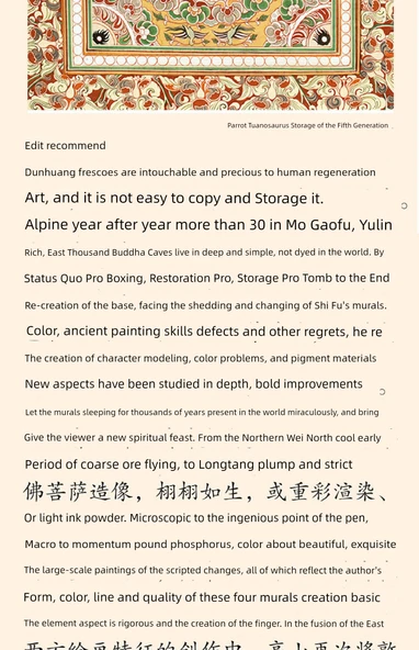 Dunhuang Duvar Resmi Sanatı Reprodüksiyon Koleksiyonu - 9