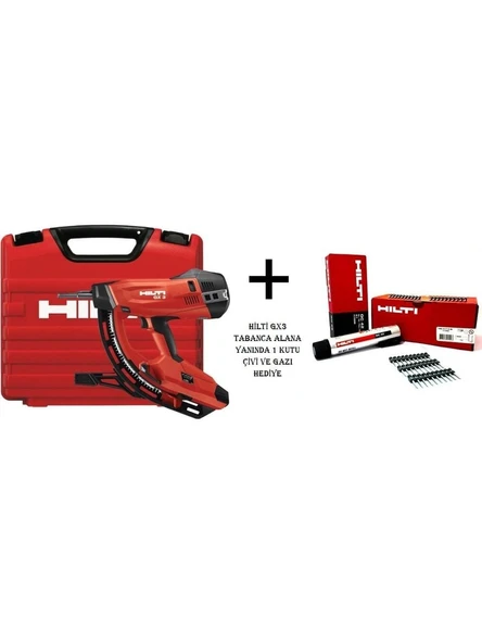 Hilti Yeni Nesil Gx3 Tabanca (1200'lük 27mm Çivigaz HEDİYELİ)