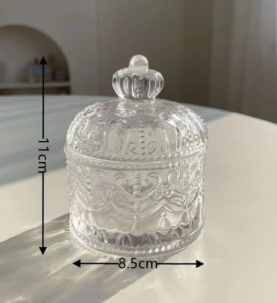 Aromaterapi Cam Saklama Kabı - Beyaz Kristal 2-4cm 100g - 8