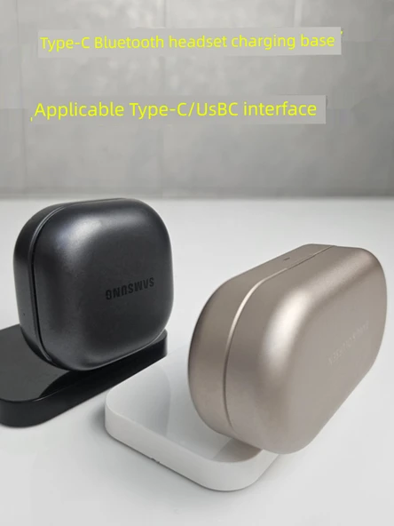 Kulaklık Şarj Standı - Samsung Buds2 Pro/Freebuds SE2 - Siyah - 2