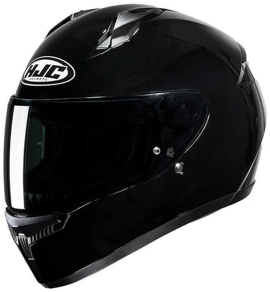 HJC C10 KASK PARLAK SİYAH - Resim 3