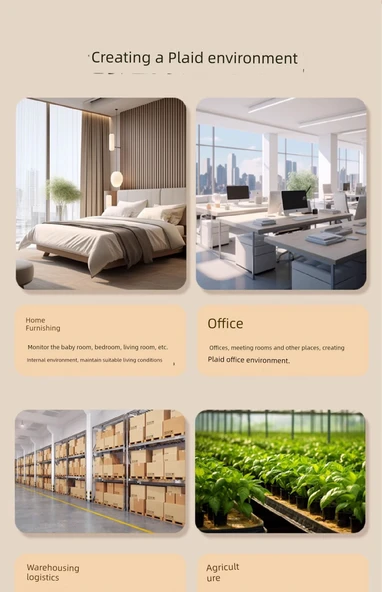 Dijital İç Ortam Termometre Higrometre - Üç Cihaz Mijia APP - Resim 9
