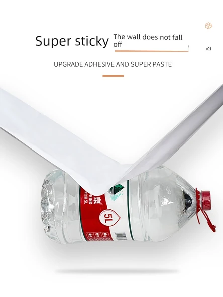 Su Geçirmez PVC Duvar Stickerı - Macun Beyazı 60cm x 3 Metre - 5