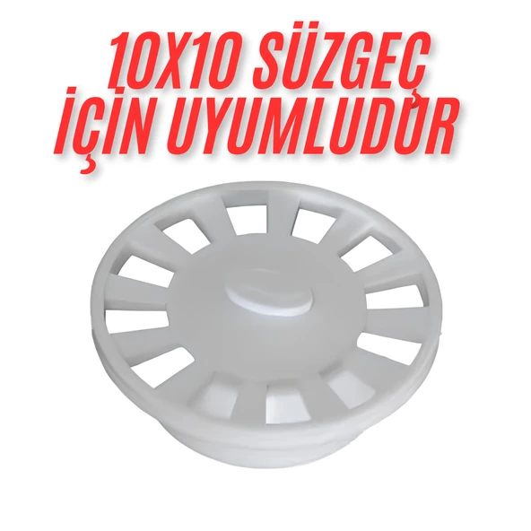 DESIPHON 10x10 Süzgeç İçin Yuvarlak -Oval -daire Gider Kapağı , Yer Süzgeci, Izgarası Gider Kapağı