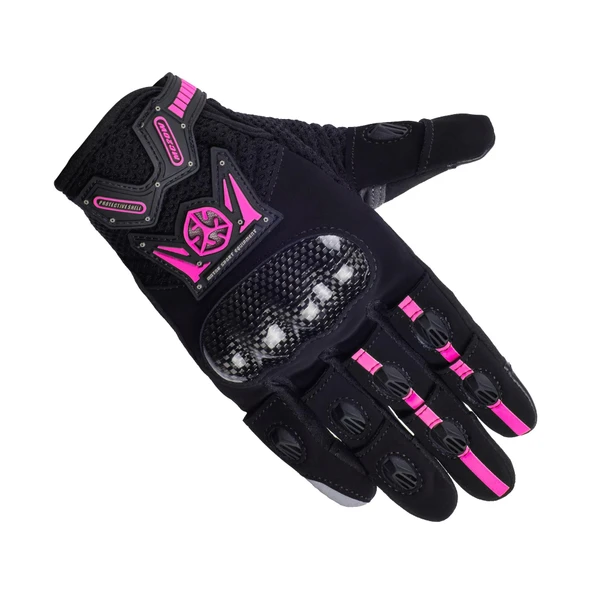 SCOYCO MC20W KORUMALI KADIN MOTOSİKLET ELDİVENİ PEMBE