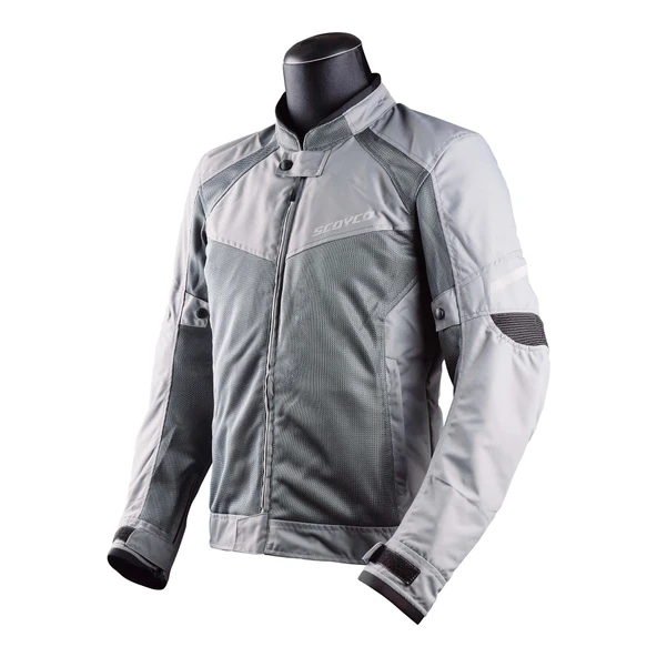 SCOYCO JK118 KORUMALI YAZLIK MOTOSİKLET MONTU GRİ