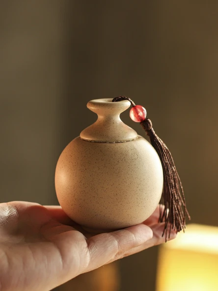 Seramik Küçük Yumurta Kavanoz - B173 Boş Konserve Zeytin (Mat) - 2