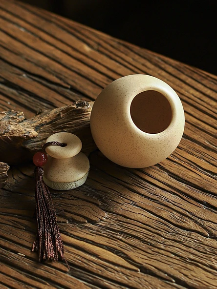 Seramik Küçük Yumurta Kavanoz - B173 Boş Konserve Zeytin (Mat) - 5