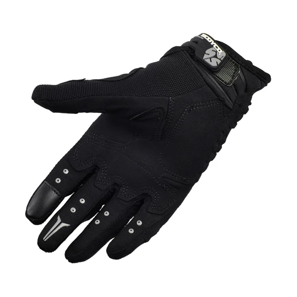 SCOYCO MX40-2 CARBON KORUMALI MOTOSİKLET ELDİVENİ SİYAH - 3