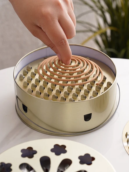 Kapaklı Sivrisinek Kovucu Tütsü Kutusu - Sade Model - 1 Adet - Resim 6