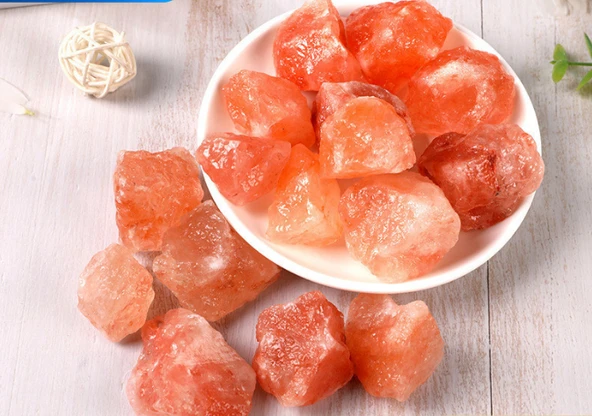 Kristal Cam Aromaterapi Difüzör Taşı - Turuncu Deniz Tuzu 2-4cm 100g