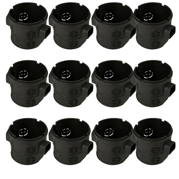 12'li Elektrik Buat Kutusu Seti Sıva Altı Uyumlu Dayanıklı, Montaj Kutuları