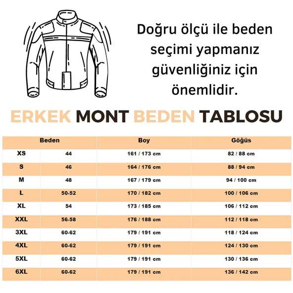 PROSEV 4 MEVSİM KORUMALI MONT LONG FLORESAN KIRMIZI - 3