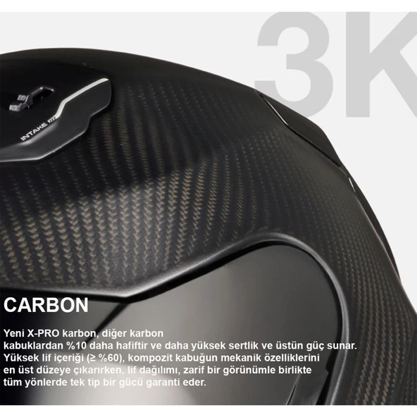 NEXX X.R3R GOLDEN EDITION KARBON MAT SİYAH-SARI KASK - Resim 9