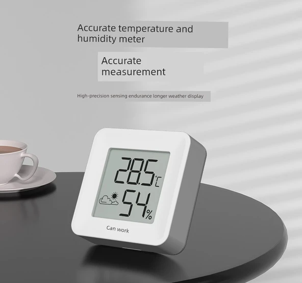 Dijital Termometre ve Nem Ölçer - 2'li Paket Konfor Ekranı - Resim 8