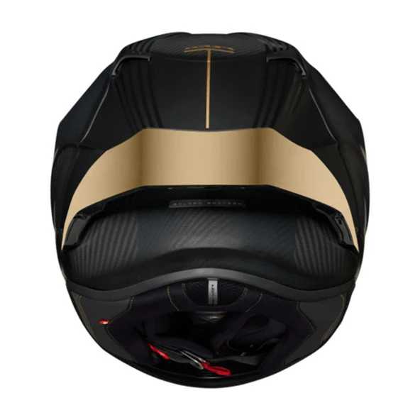 NEXX X.R3R GOLDEN EDITION KARBON MAT SİYAH-SARI KASK - Resim 4