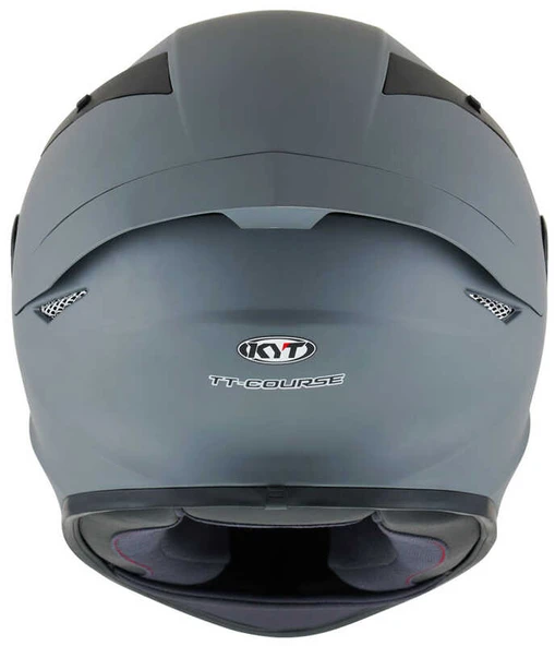 KYT TT-COURSE KASK MAT GRİ - Resim 5