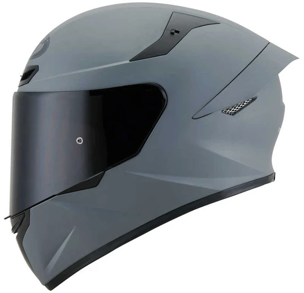 KYT TT-COURSE KASK MAT GRİ - Resim 2