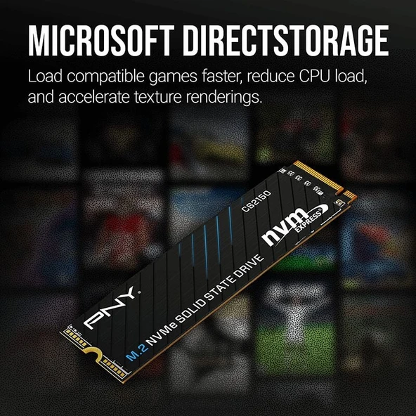PNY CS2150 2TB  10200/8500 NVMe PCIe Gen5x4 M.2 SSD (M280CS2150-2TB-TB) - Resim 4
