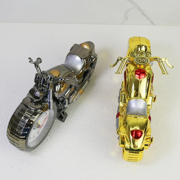 Kupa Tasarımlı Mini Çalar Saat - Bronz (Model 3) - 4