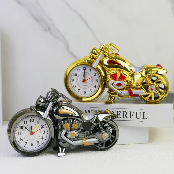 Kupa Tasarımlı Mini Çalar Saat - Gümüş (Model 2) - 2
