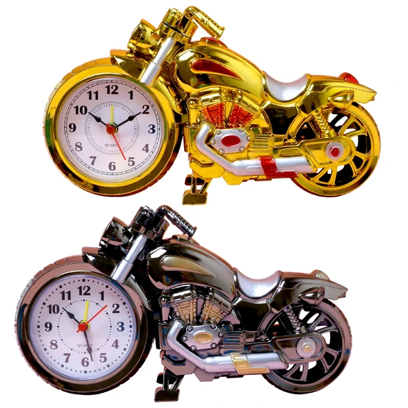 Kupa Tasarımlı Mini Çalar Saat - Bronz (Model 2) - 6