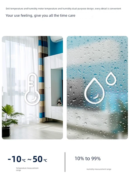 Dijital Termometre Higrometre - Mini İfade Bluetooth'lu - 3