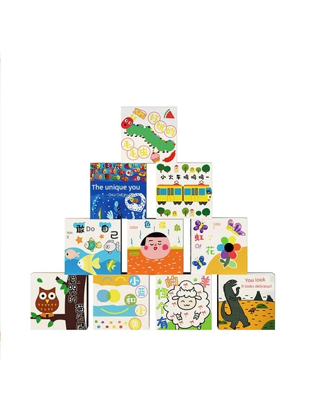 Kitap Köşesi Dekoratif Duvar Sticker - B10001 Resimli Kitap Kutusu-Beş A - KT Kartı Büyük Boy - 6