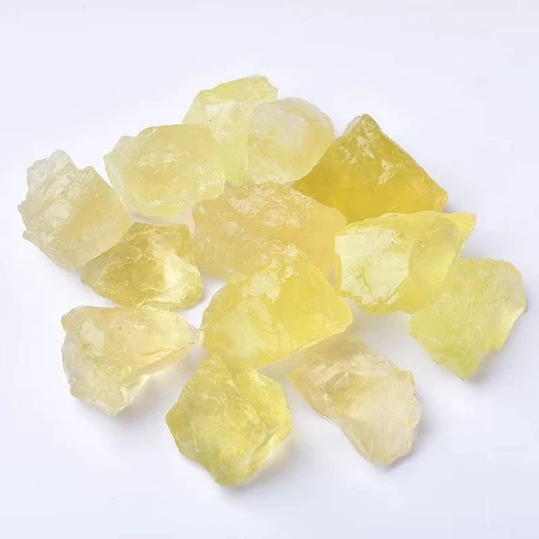 Kristal Kapaklı Gece Lambası Dekoratif Aromaterapi Yağı Saklama Kutusu - Sarı Kristal (100g)
