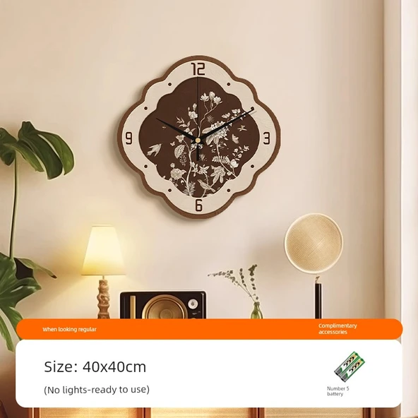 Fransız Antik Duvar Saati - 40cm - Orta Çağ C - Işıksız