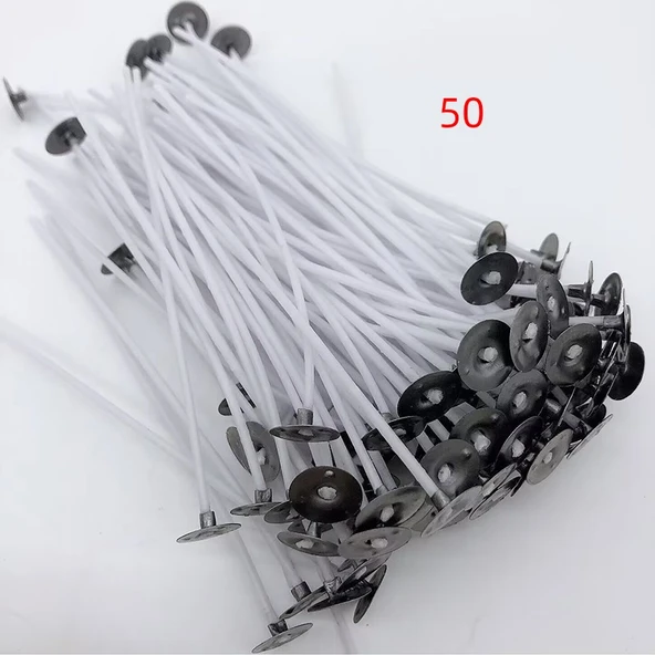 DIY El Yapımı Pamuk Dumanı Tütsü Mum Malzemesi - 45 İplikçik 12cm (50 adet)