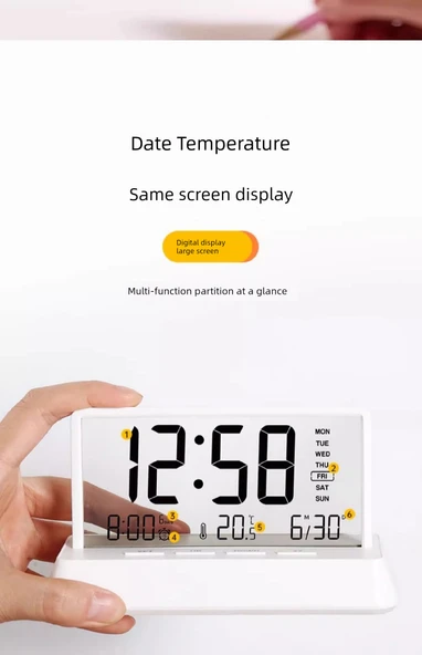 Dijital Oda Termometresi - Xiaomi Beyazı - Geniş Ekran - 11