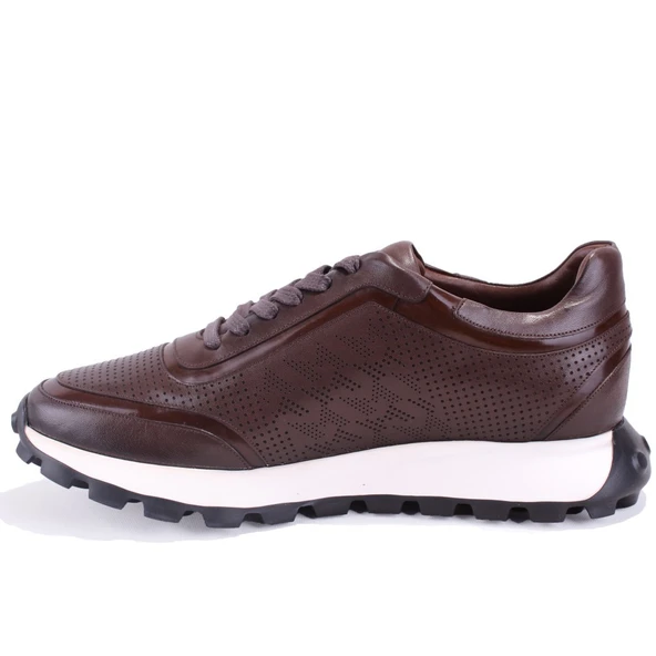 Dagoster DMA78-24210 Kahve Ortopedik Günlük Spor Erkek Deri Ayakkabı - Resim 3