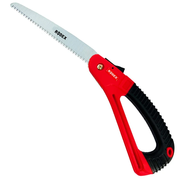 Budama Testeresi 180 mm Metal Kilitli Çelik Düz Ağaç Dal Bağ El Testeresi Açılıp Kapanır - 3