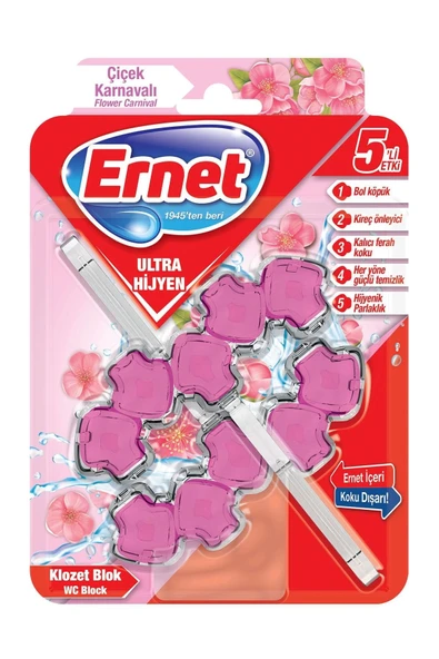 Ultra Hijyen Klozet Blok Çiçek Karnavalı 2x50 G