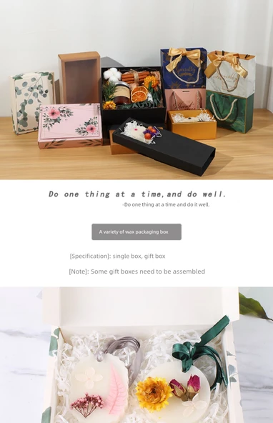 Aromaterapi Mum Tabletleri - Uzun Buzlu Paketleme Kutusu - 7