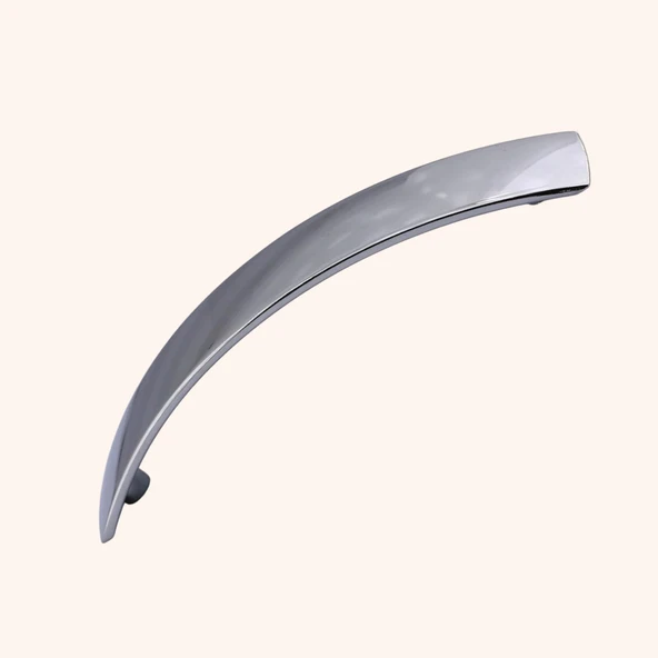 Kemer 10 ADET 128 mm Mobilya Mutfak Dolabı Çekmece Dolap Kapak Kulpu Düz Metal Kulp Kulbu Kulpu Krom - 5