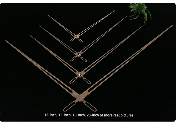 DIY Ahşap Kanaviçe Duvar Saati - 30cm - Metal İbre 2# - 9