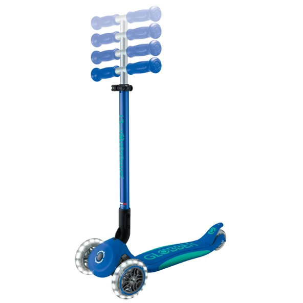 Globber Elite Deluxe Işıklı Scooter - Lacivert - 2