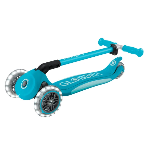 Globber Elite Deluxe Işıklı Scooter - Mavi - 8