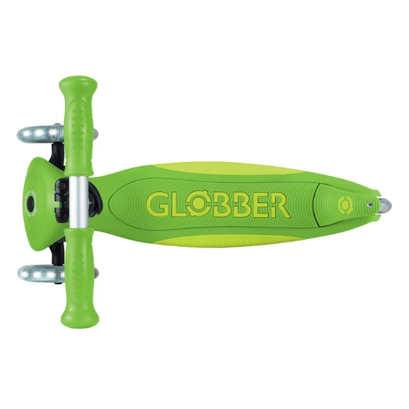 Globber Elite Deluxe Işıklı Scooter - Elma Yeşili - 7