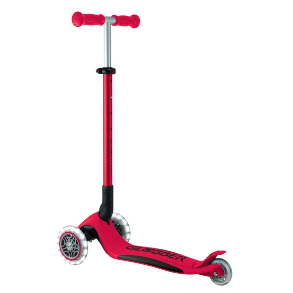 Globber Elite Deluxe Işıklı Scooter - Kırmızı - 3