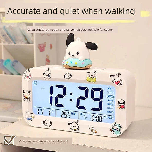 Xiaomi Beyaz Şarjlı Yugui Köpek Çocuk Alarm Saati - Yüksek Ses - 6