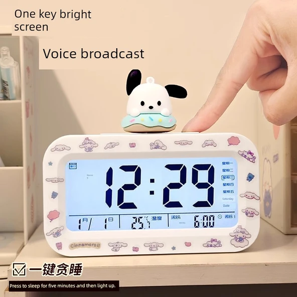 Xiaomi Beyaz Pilli Jade Köpek Çocuk Alarm Saati - Yüksek Ses - 5