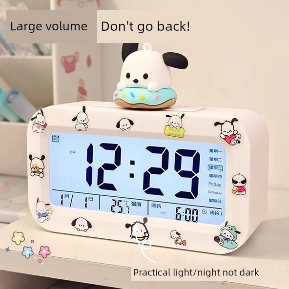 Xiaomi Beyaz Şarjlı Yugui Köpek Çocuk Alarm Saati - Yüksek Ses - 3
