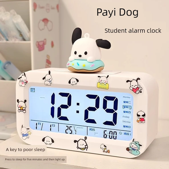 Xiaomi Beyaz Pilli Jade Köpek Çocuk Alarm Saati - Yüksek Ses - 2