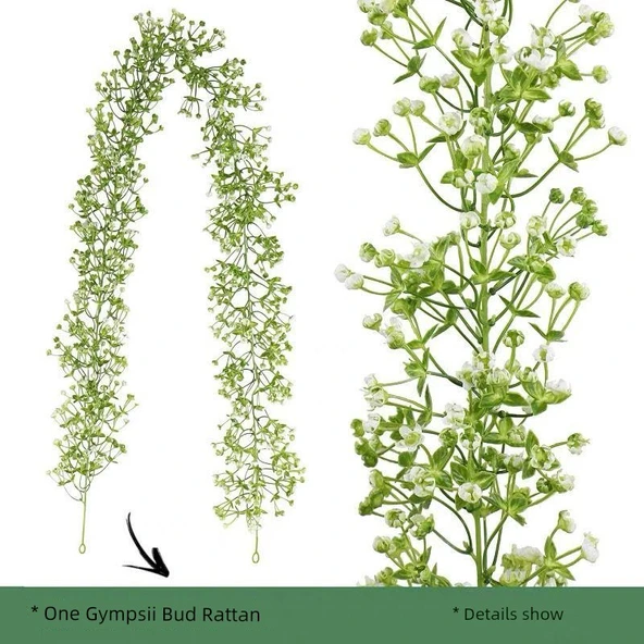 Yapay Çiçek Sarmaşığı - 1.7 m Gypsophila [Tek] - Resim 11
