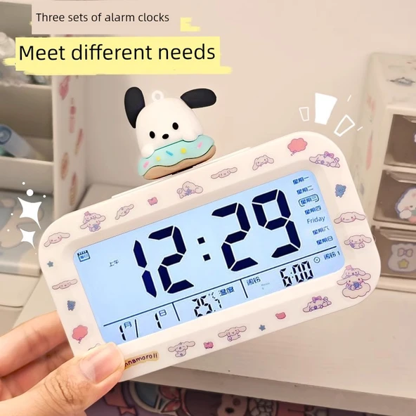 Xiaomi Beyaz Pilli Jade Köpek Çocuk Alarm Saati - Yüksek Ses - 4