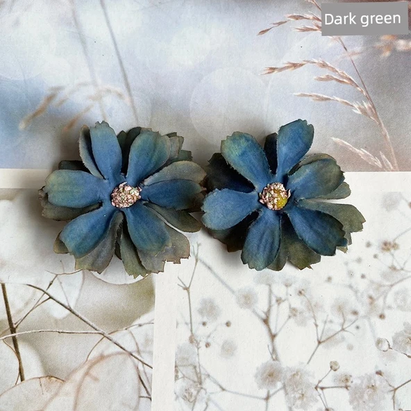 DIY Yapay Çiçek - Koyu Yeşil