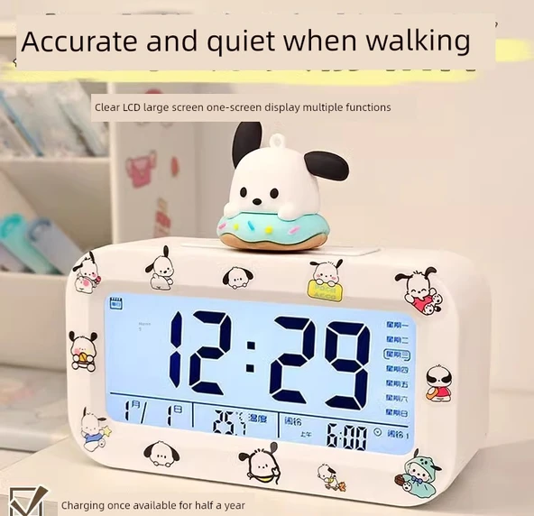 Xiaomi Beyaz Şarjlı Yugui Köpek Çocuk Alarm Saati - Yüksek Ses - 7